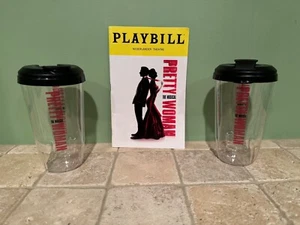 Pretty Woman NYC Playbill with 2 Collectible Travel Cup! Samantha Banks - Picture 1 of 10