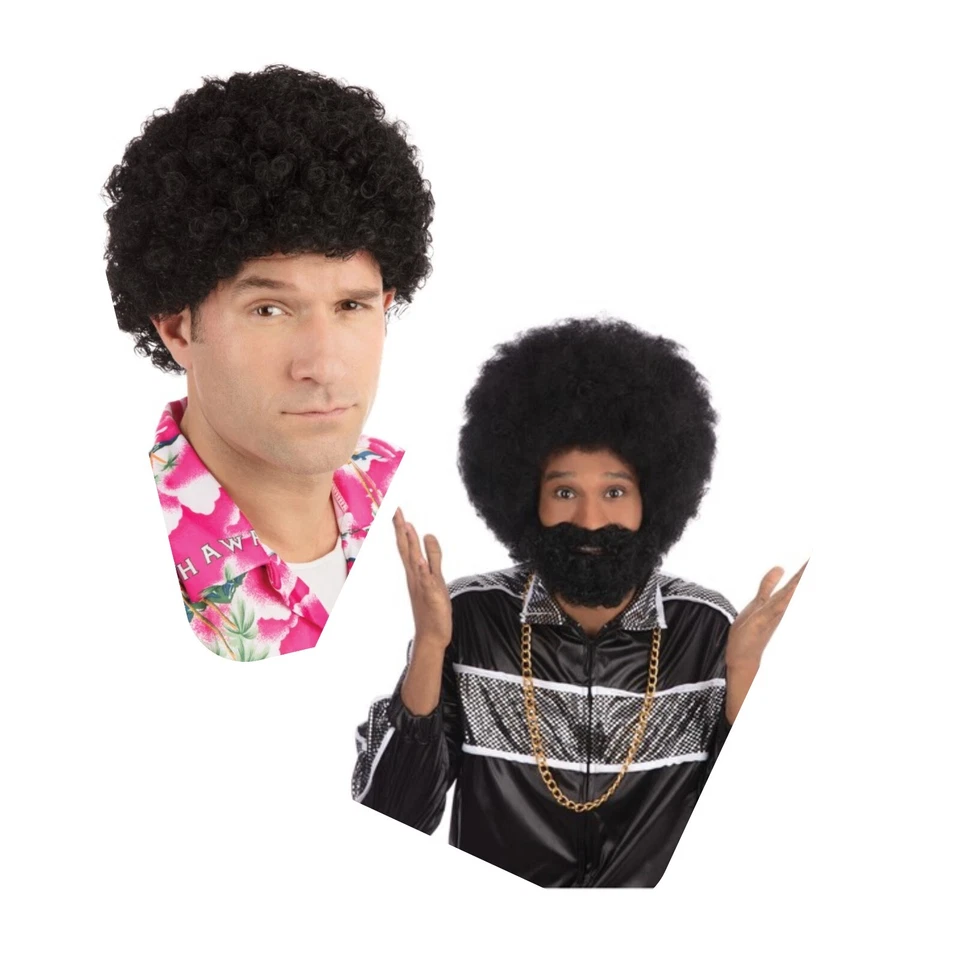 Afro 1980 Pelucas de Fiesta Jimmy Hendrix Todo Tipo Elegante Vestido Disfraz Accesorio Foto 1 de 1