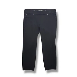 Liverpool Sienna Leggings Womens 12 Black Pull On Mid Rise - Picture 1 of 10