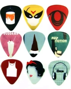 Juego de púas de guitarra de arte pop para adultos nadar Harvey Birdman pulp ficción Blancanieves regalo - Imagen 1 de 5