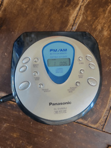 Panasonic Home Silver Blue FM/AM SL-SV600J Anti Skip Portable Cd Player OS