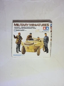 TAMIYA 1:35 SOLDATI GERMAN PANZER DIVISION FRONTLINE RECONNAISSANCE TEAM 35253 - Foto 1 di 2