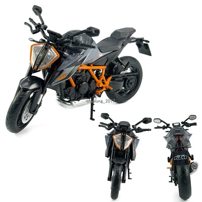 1:12 KTM 1290 Super Duke R Modelo de motocicleta Diecast Motocicleta Juguete para niños Gris Foto 1 de 4