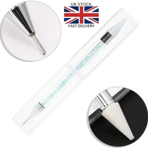 Rhinestones picker wax tool pen - for all nail art designs dotting gems crystals - Picture 1 of 9