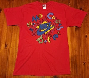 Vintage Nike Tee Large 90s Spike Lee Urban Jungle Air Raid Nike Basketball - Picture 1 of 13