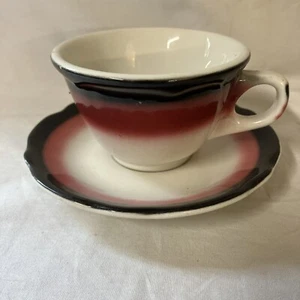 Taza y platillo de café de té Jackson China Restaurant Ware púrpura desvanecido FS! - Imagen 1 de 11