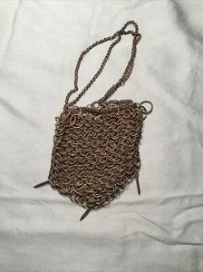 Antique Chain mail Mesh Purse Pouch  - Picture 1 of 5