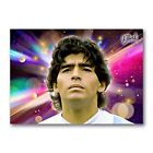 Maradona Star Portrait Sketch Card Limited 03/30 Dr. Dunk Signed
