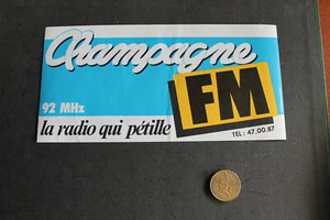 Aufkleber / Sticker - Radio Champagner - Bild 1 von 2