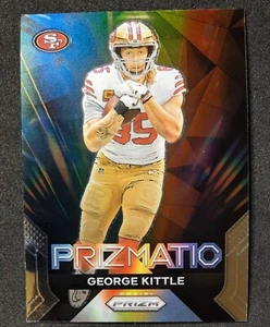 2023 Inserto Prizm Football GEORGE KITTLE PRIZMATIC #18 - 49ERS - Foto 1 di 2