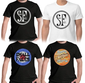 The Small Faces T Shirt Logo Target Ogdens Nut Gone Flake Official New S to 2XL - Picture 1 of 14