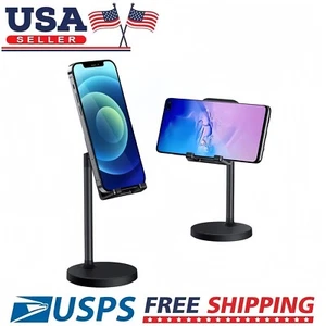 Soporte para teléfono celular ángulo ajustable teléfono móvil soporte de escritorio soporte con silicona - Imagen 1 de 4