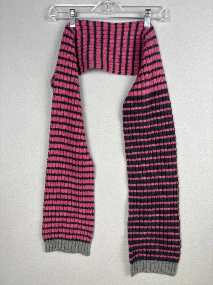 Bufanda Robert Mackie of Scotland 100 % lana a rayas multicolor 3754 Foto 1 de 4