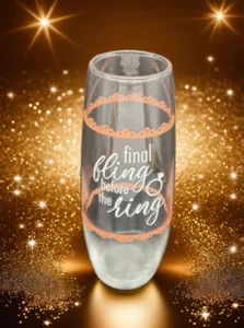 FINAL FLING BEFORE THE RING - DIVERTIDO VASO DE SOLTERA Solo $11.99 cada uno - Imagen 1 de 4