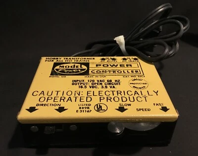 Controlador de potencia modelo | Modelo 100 | 120V a 16,5V | para todos los trenes HO Foto 1 de 2