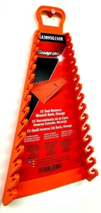 Nuevo Llavero Eléctrico Naranja Vinilo Inverso a Presión 15 Ranuras Universal Organizar - Imagen 1 de 1