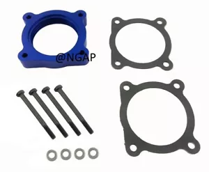 Espaciador de carrocería de acelerador azul para 04-14 Nissan Titan Armada 5.6L y 04-10 Infinity QX - Imagen 1 de 2