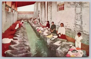 1910s Cuernavaca, Morelos, Mexico - The Public Laundry - Unposted Postcard - Picture 1 of 5