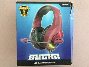 LED Gaming Kopfhörer Universal Headset BUGNA - gebraucht - Bild 1 von 3