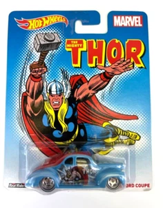 Hot Wheels The Mighty Thor '40 Ford Coupe Mattel Real Riders BDR59 NEW Marvel - Picture 1 of 14