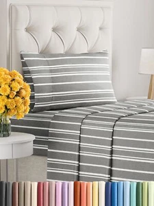 Twin XL Size 3 Piece Sheet Set - Comfy Breathable & Cooling Sheets - Hotel Lu... - Picture 1 of 7