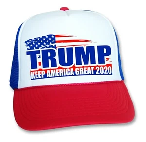 SOMBRERO DE MALLA TRUMP 2020 * MAGA MAKE AMERICA GREAT AGAIN GORRA DE CAMIONERO MANTENER GENIAL - Imagen 1 de 5