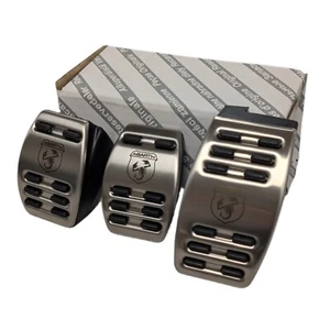 Genuine Abarth Alloy Sports Pedal Set - Abarth Punto Evo (Left Hand Drive) - Picture 1 of 15