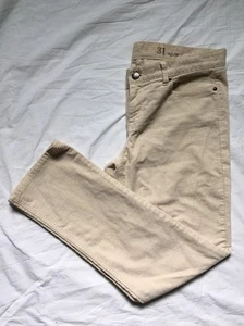 J Crew 31 Reg Corduroy Matchstick Ivory Womens Pants 03903 $89 - Picture 1 of 2