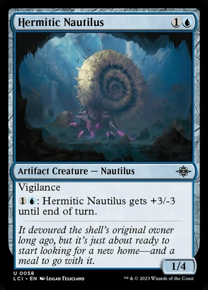 x1 Hermitic Nautilus - Lost Caverns of Ixalan - NM - MTG - Image 1 of 1