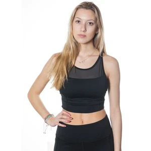 Reggiseno sportivo Seaav Athletics maglia donna grande nero nuovo tempo libero - Foto 1 di 10