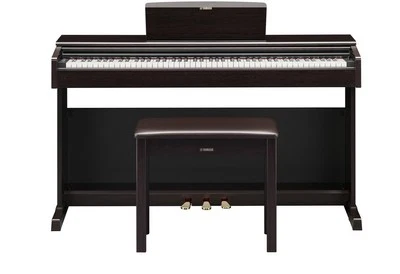 Console tradicional Yamaha YDP-144R Arius piano digital - preto nogueira - Imagem 1 de 3