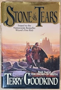 Stone of Tears Terry Goodkind Sword of Truth #2 HCDJ 1st Edition 1st Print 1995 - Imagen 1 de 8