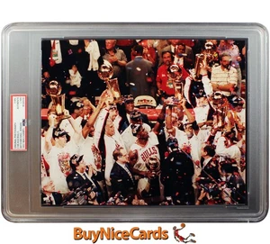 1997 Michael Jordan 1997 NBA Champs Chicago Bulls Type 1 PSA Authentic - Picture 1 of 4