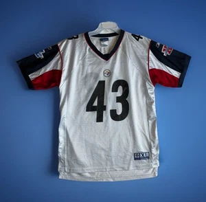 PITTSBURGH STEELERS TROY POLAMALU SUPER BOWL XL TRIKOT NFL REEBOK HERREN XL 21x31 - Bild 1 von 6