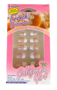 Fing’rs California Girl Postre Francés Prensa en Uñas 24 Piezas Melocotones N Crema - Imagen 1 de 2