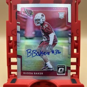 2017 Optic Donruss Budda Baker RC Silver Holo Auto /99 ZM - Bild 1 von 2