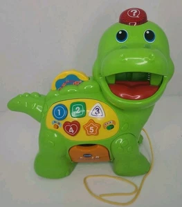 VTech Chomp and Count Dino Interactive Kids Toy with 8 Coins Tested/Works - Picture 1 of 7