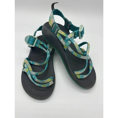 Chaco ZX/2 Juvenil 3 Sandalias Verde Gris Amarillo Foto 1 de 4
