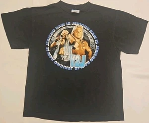 Vintage 2000 WWF WWE Wrestling Shirt Chris Jericho Raw Is Y2J YOUTH XL / Mens S - Picture 1 of 6