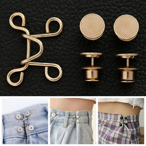 Jeans Pant Waistline Adjuster Buckle Detachable Waist Adjuster Button DIY Sewing