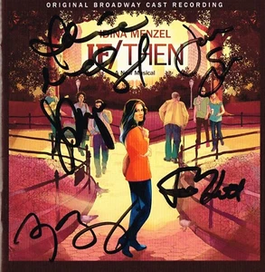 Idina Menzel y el elenco firmados si/entonces grabación de CD de Broadway certificado de autenticidad - Imagen 1 de 1