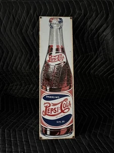 double dot pepsi cola sign 21 x 6 - Picture 1 of 2