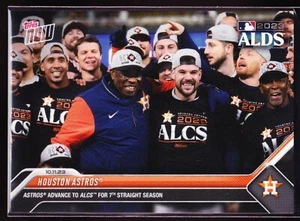 Dusty Baker Jose Altuve Houston Astros Advance 7th ALCS 2023 Topps Now #994 Base - Picture 1 of 2