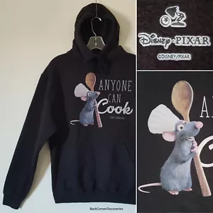 Disney / Pixar Ratatouille Chef Remy Jeder kann kochen schwarz M Kapuzenpullover - Bild 1 von 20