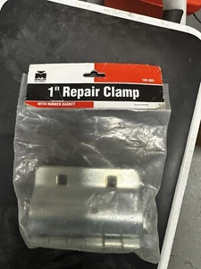 Quick Pipe Repair Clamp - Galvanized Steel 1" x 4" long -  Iron + Pipe - Picture 1 of 1