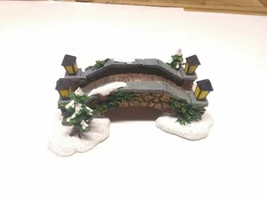 Holiday Living Collectible Stone Bridge With Trees Accessory - Fast Shipping! - Picture 1 of 11