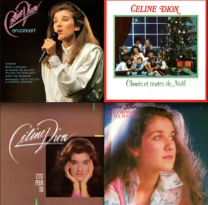 COLLECTION of 4 original french QUEBEC LP CELINE DION lot #2 / En concert LIVE - Picture 1 of 10
