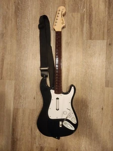Rockband Harmonix Fender Stratocoaster Black and White Guitar No Dong - Picture 1 of 6