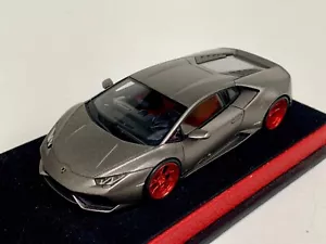 1/43 Looksmart Lamborghini Huracan Gris Mate Ruedas Forgiato Cuero - Imagen 1 de 7