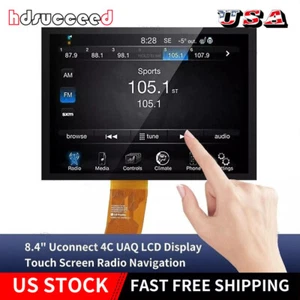 8.4" Replacement 17-19 Uconnect 4C UAQ LCD Display Touch-Screen Radio Navigation - Picture 1 of 11